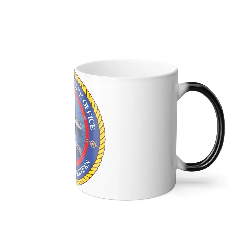 Program Executive Officer Aircraft Carriers (U.S. Navy) Color Changing Mug 11oz-Go Mug Yourself