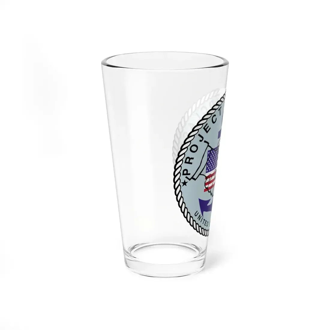 Project Handclasp Navy - Pint Glass 16oz - Go Mug Yourself