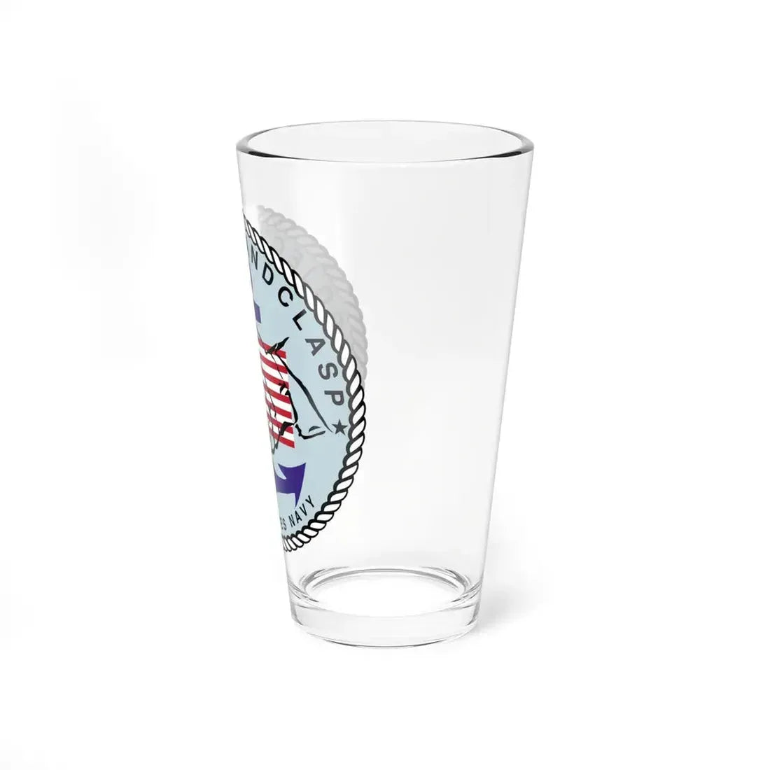 Project Handclasp Navy - Pint Glass 16oz - Go Mug Yourself