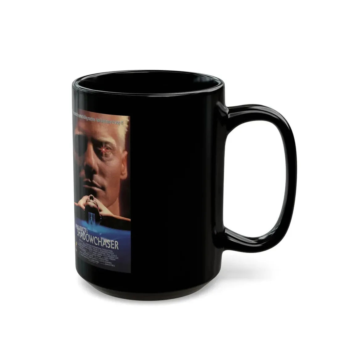 PROJECT SHADOWCHASER SCIFI (VHS COVER) - Black Coffee Mug - Go Mug Yourself