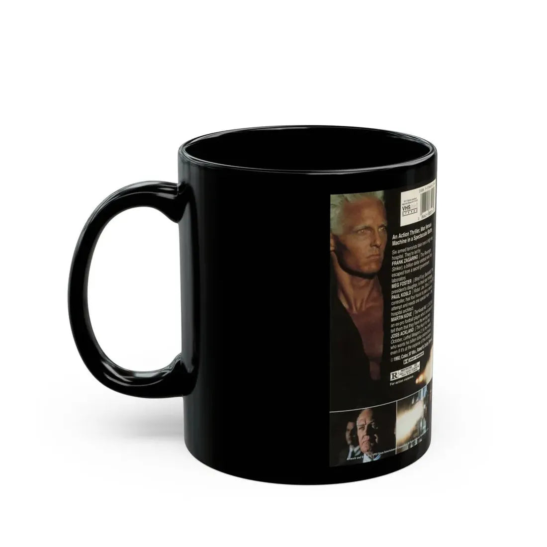 PROJECT SHADOWCHASER SCIFI (VHS COVER) - Black Coffee Mug - Go Mug Yourself
