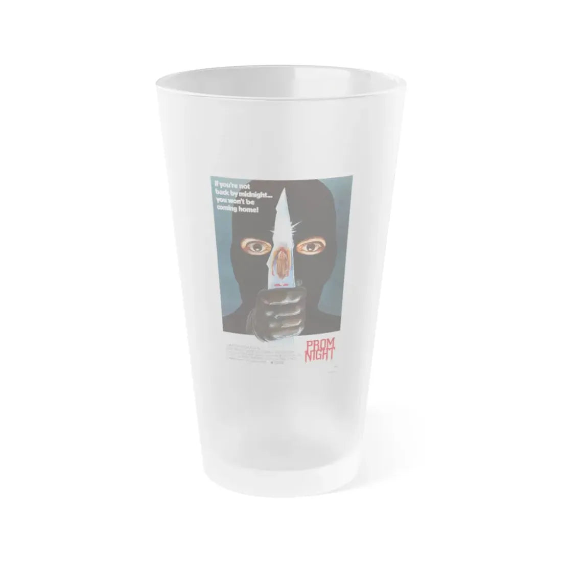 PROM NIGHT 1980 Movie Poster - Frosted Pint Glass 16oz 16oz Frosted - Go Mug Yourself