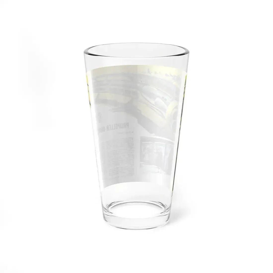 Propeller-Driven Train, 1958 (Magazine Illustration) Pint Glass 16oz - Go Mug Yourself