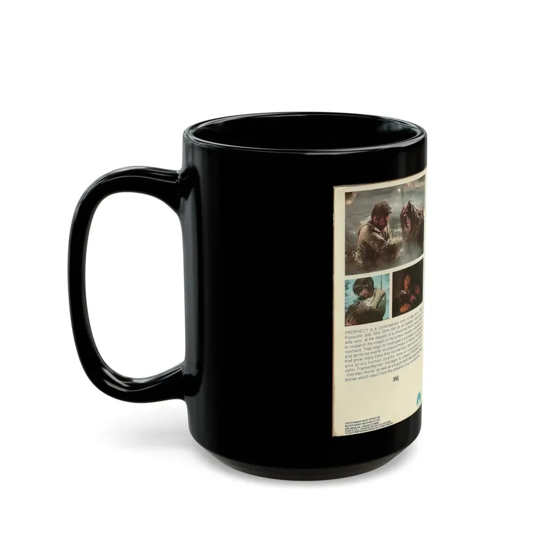 PROPHECY THE MONSTER MOVIE (VHS COVER) - Black Coffee Mug - Go Mug Yourself