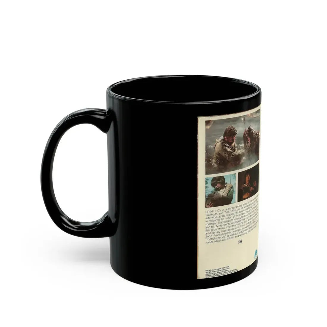 PROPHECY THE MONSTER MOVIE (VHS COVER) - Black Coffee Mug - Go Mug Yourself
