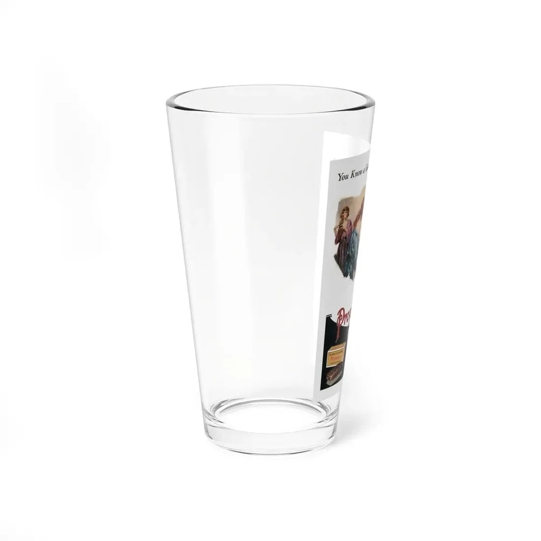 Prophylactic ad, McCall's magazine, September1922 (Magazine Illustration) Pint Glass 16oz - Go Mug Yourself