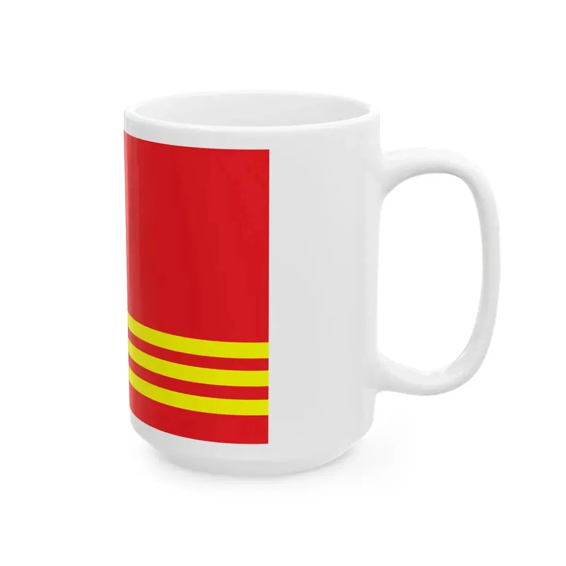Proposal 3 for the PRC flag (China) White Coffee Mug - Go Mug Yourself