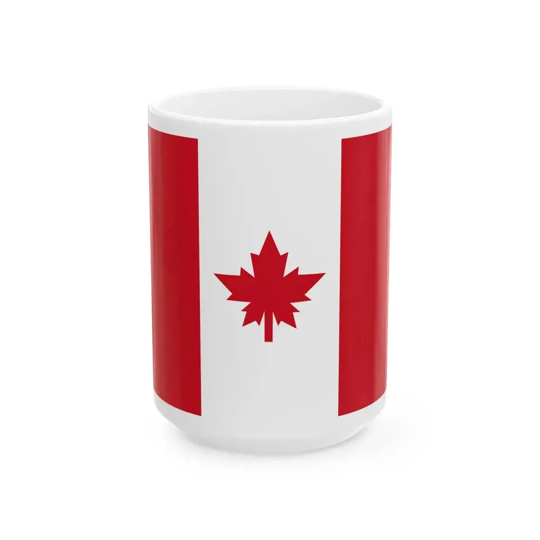 Proposal for Flag of Canada by George Stanley 1964 (Canada) White Coffee Mug 15oz - Go Mug Yourself
