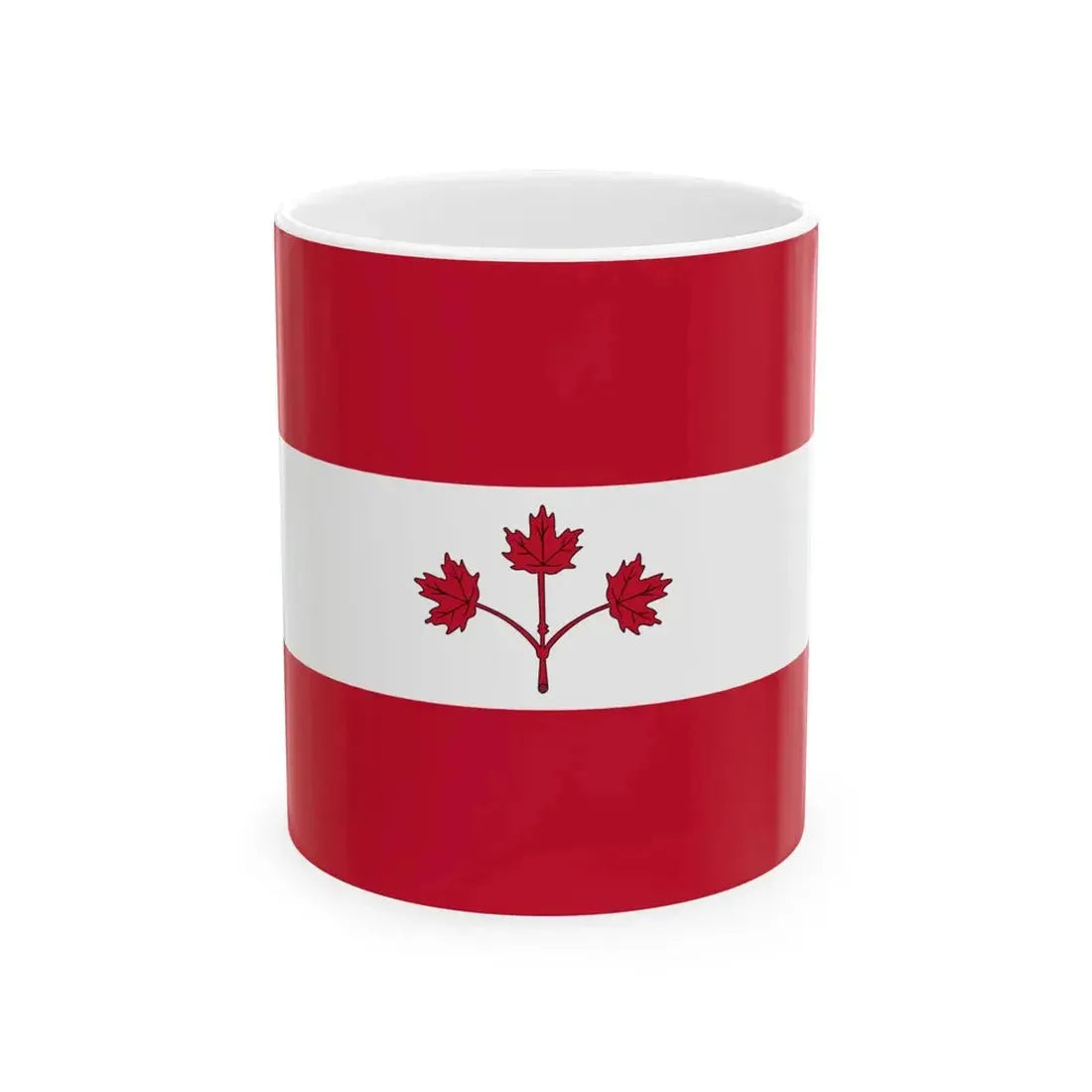Proposal for Flag of Canada by George Stanley - Option B 1964 (Canada) White Coffee Mug 11oz - Go Mug Yourself