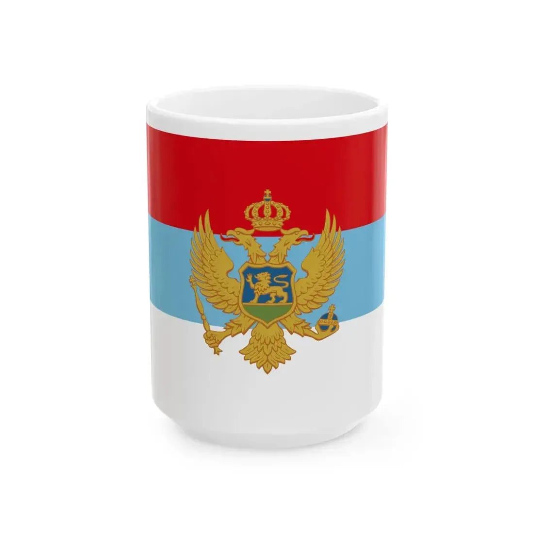 Propose flag of Montenegro (Montenegro) White Coffee Mug 15oz - Go Mug Yourself