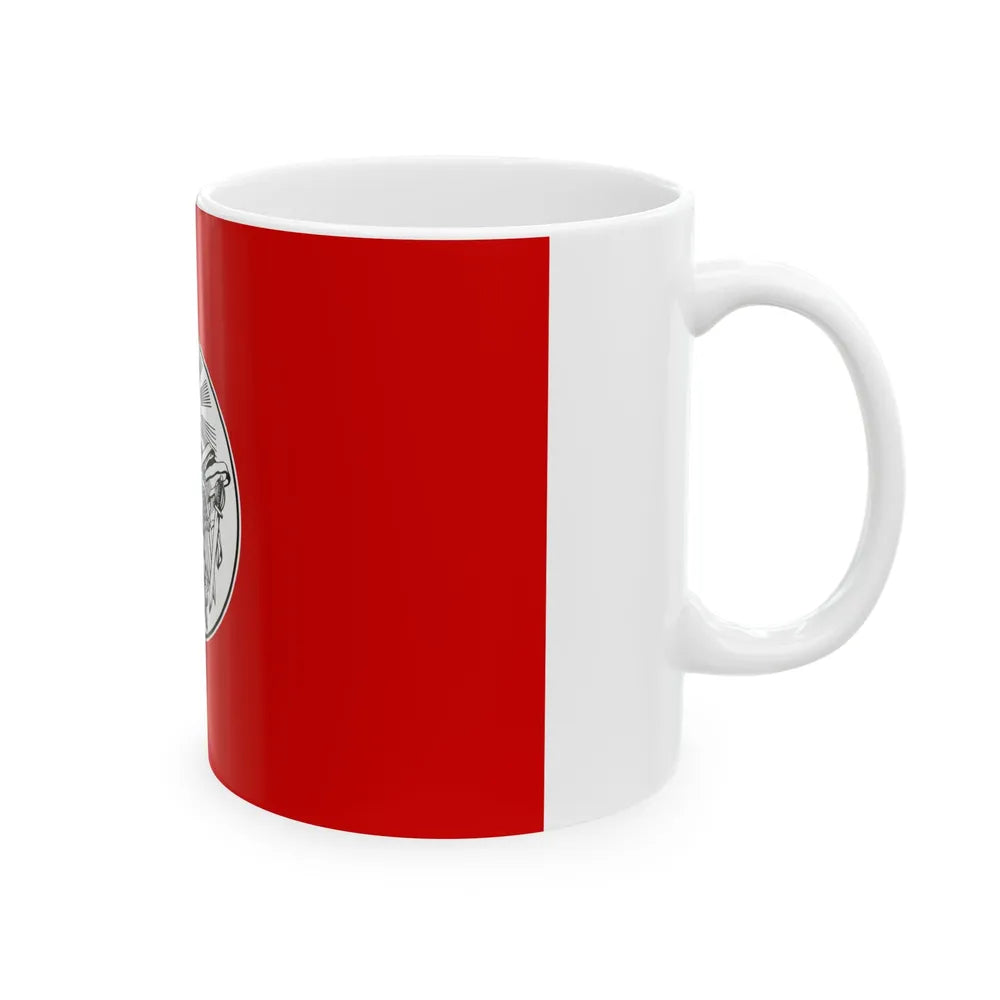 Proposed Arkansas flag 1876 (United States) White Coffee Mug - Go Mug Yourself