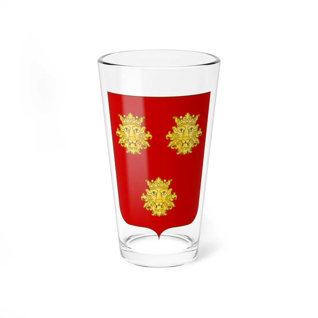 Proposed Arms of Dalmatia 1910 (Italy) (Coat of Arms) Pint Glass 16oz 16oz - Go Mug Yourself