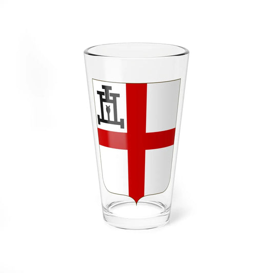 Proposed Arms of Liguria 1910 (Italy) (Coat of Arms) Pint Glass 16oz 16oz - Go Mug Yourself