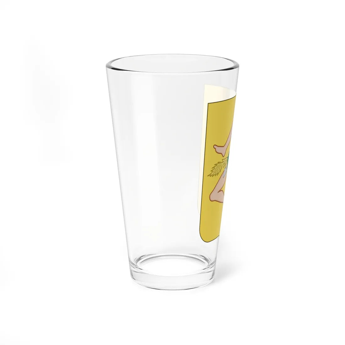 Proposed Arms of Sicily 1910 (Italy) (Coat of Arms) Pint Glass 16oz - Go Mug Yourself