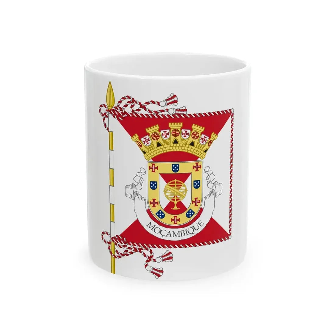Proposed banner of Portuguese Mozambique 1932 (Mozambique) White Coffee Mug 11oz - Go Mug Yourself