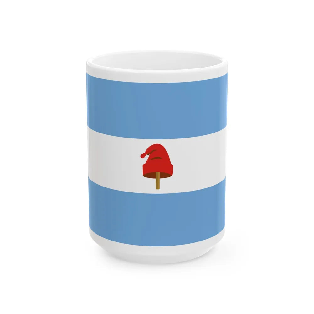 Proposed Civil Flag for Argentina 2 (Argentina) White Coffee Mug 15oz - Go Mug Yourself