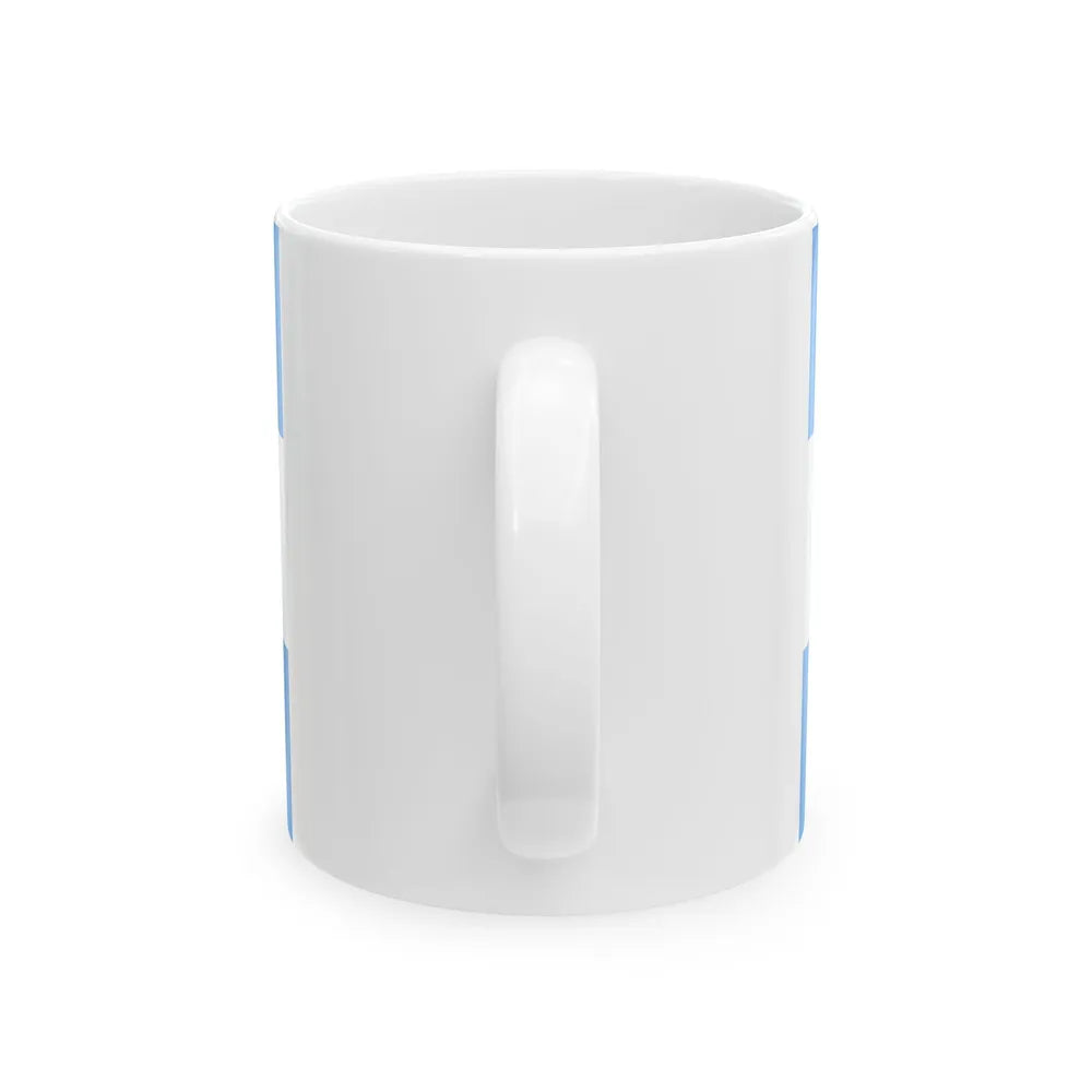 Proposed Civil Flag for Argentina 4 (Argentina) White Coffee Mug - Go Mug Yourself