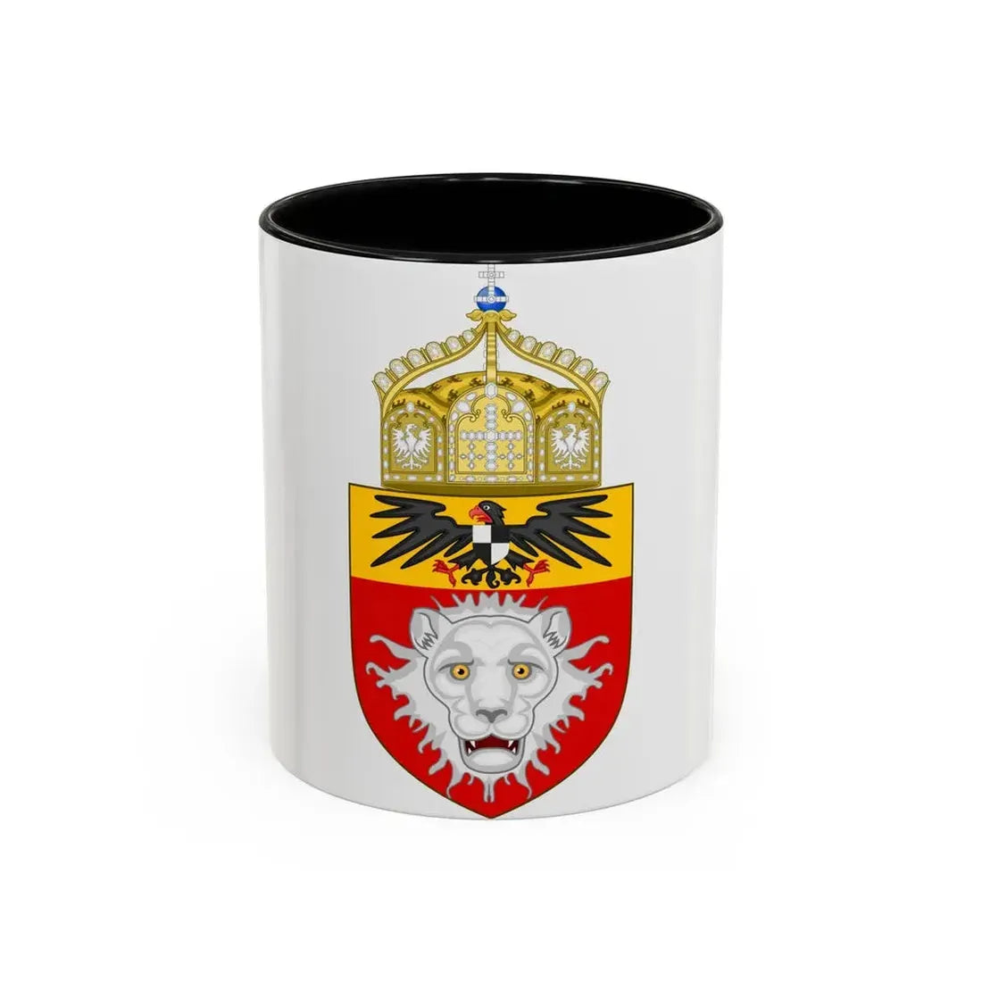 Proposed Coat of Arms East Africa 1914 - Accent Coffee Mug 11oz Black - Go Mug Yourself