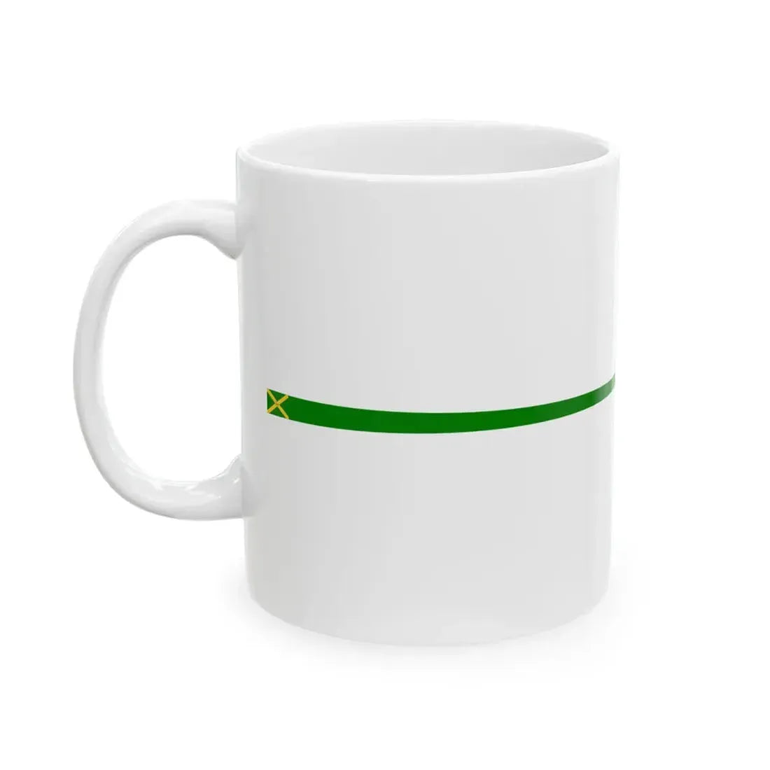 Proposed Commission Pennant of Qing Navy 1863 (China) White Coffee Mug - Go Mug Yourself