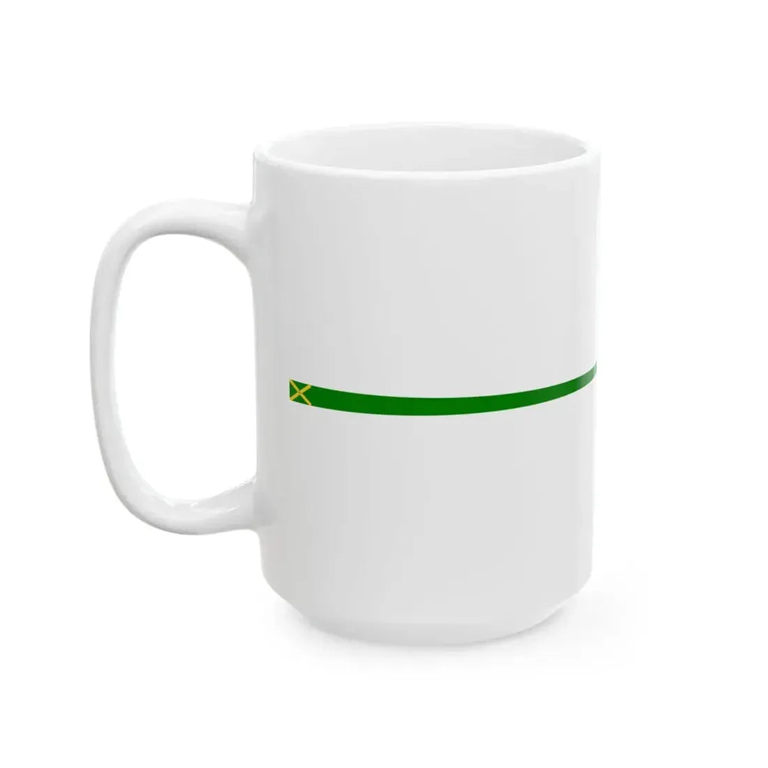 Proposed Commission Pennant of Qing Navy 1863 (China) White Coffee Mug - Go Mug Yourself