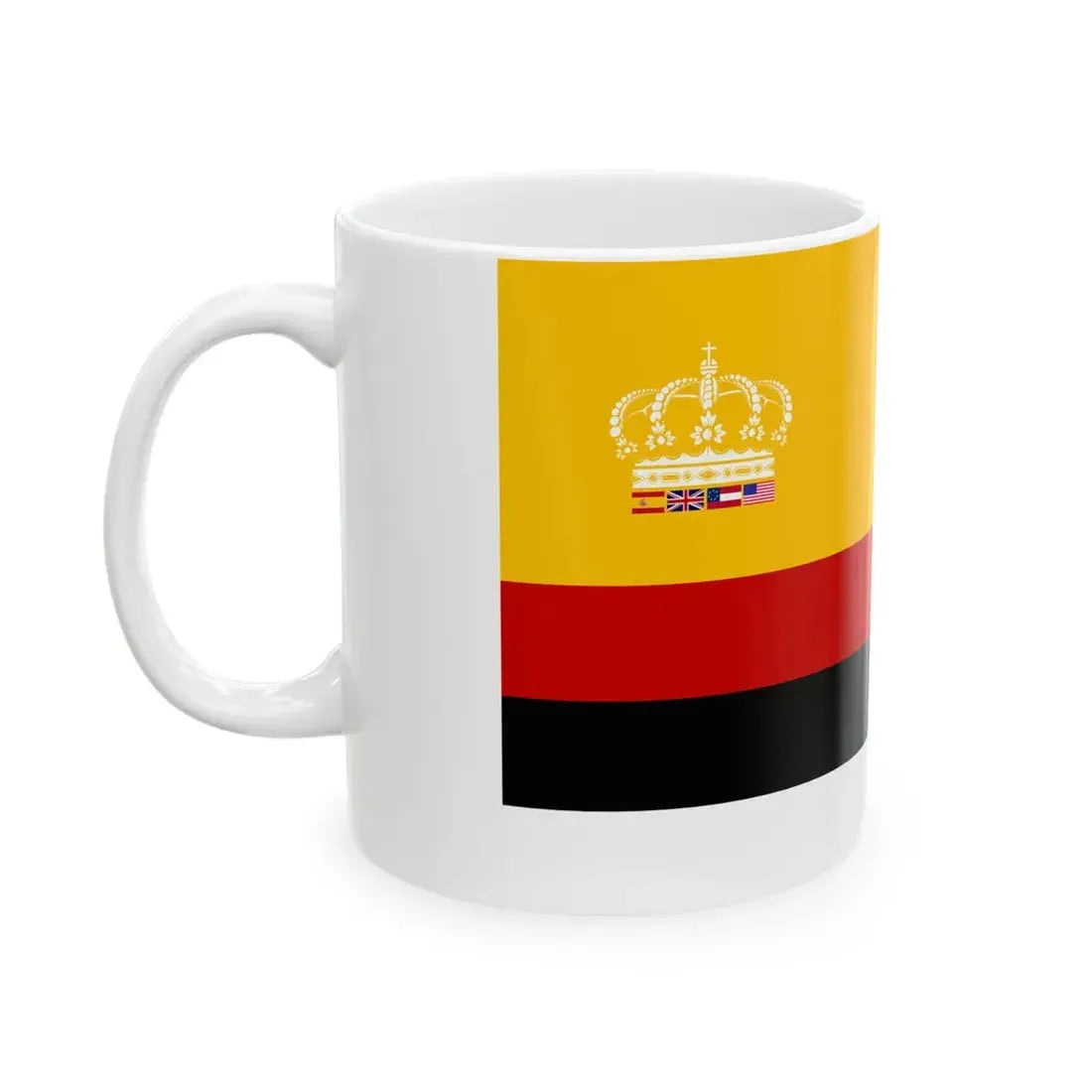 Proposed Cultural Flag of Southeast Georgia (United States) White Coffee Mug - Go Mug Yourself