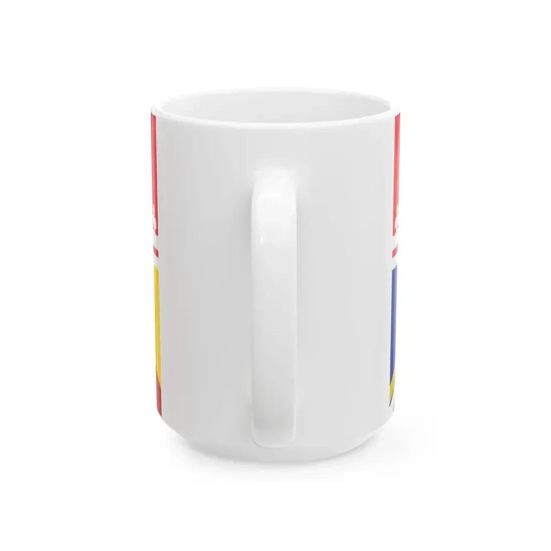 Proposed design for the flag of Grand Est (France) White Coffee Mug - Go Mug Yourself