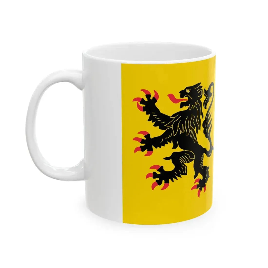 Proposed design for the flag of Hauts-de-France (France) White Coffee Mug - Go Mug Yourself