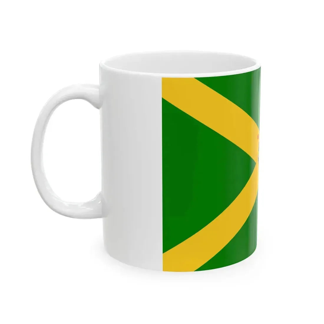 Proposed Ensign of Qing Navy 1863 (China) White Coffee Mug - Go Mug Yourself