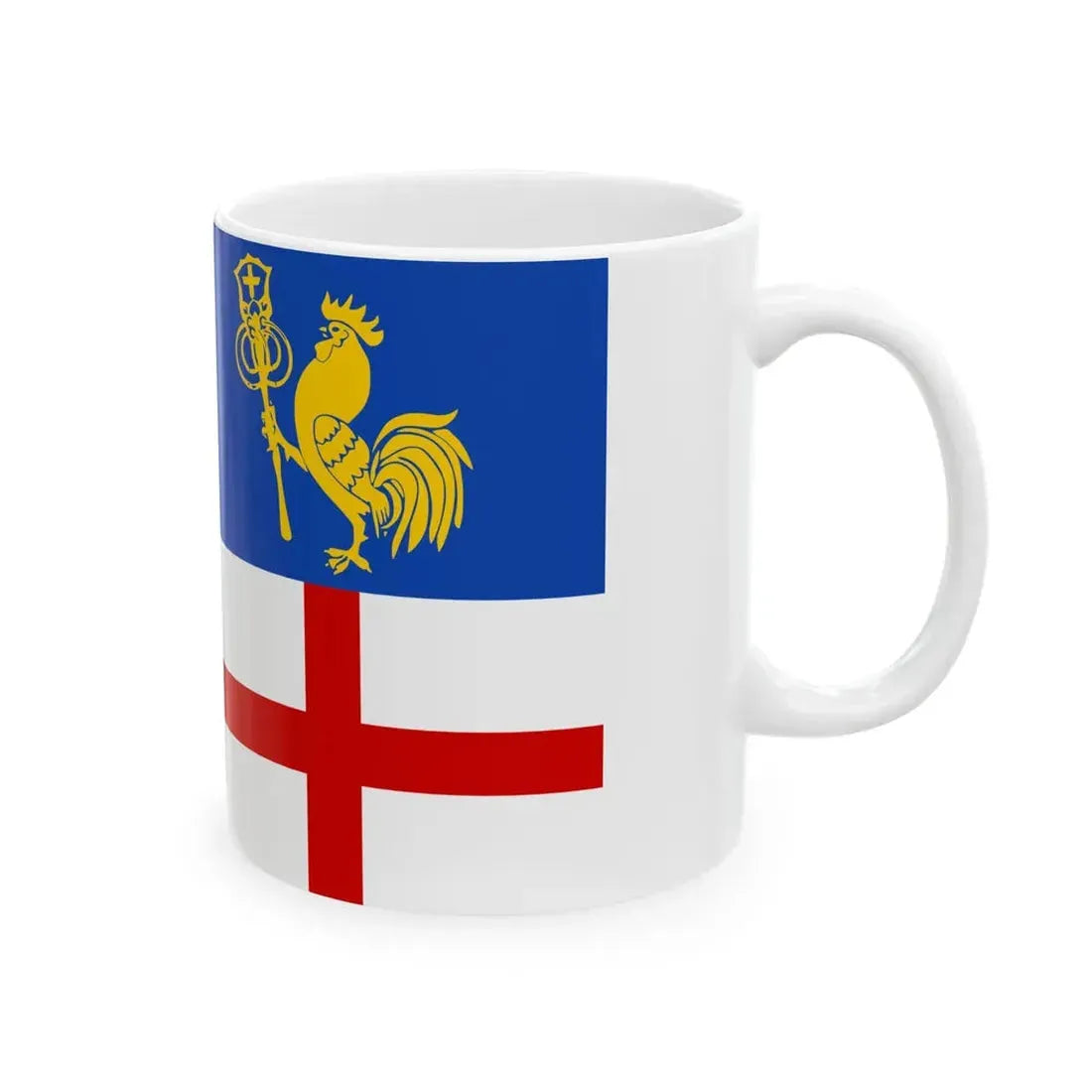 Proposed flag for Emilia-Romagna (Italy) White Coffee Mug - Go Mug Yourself