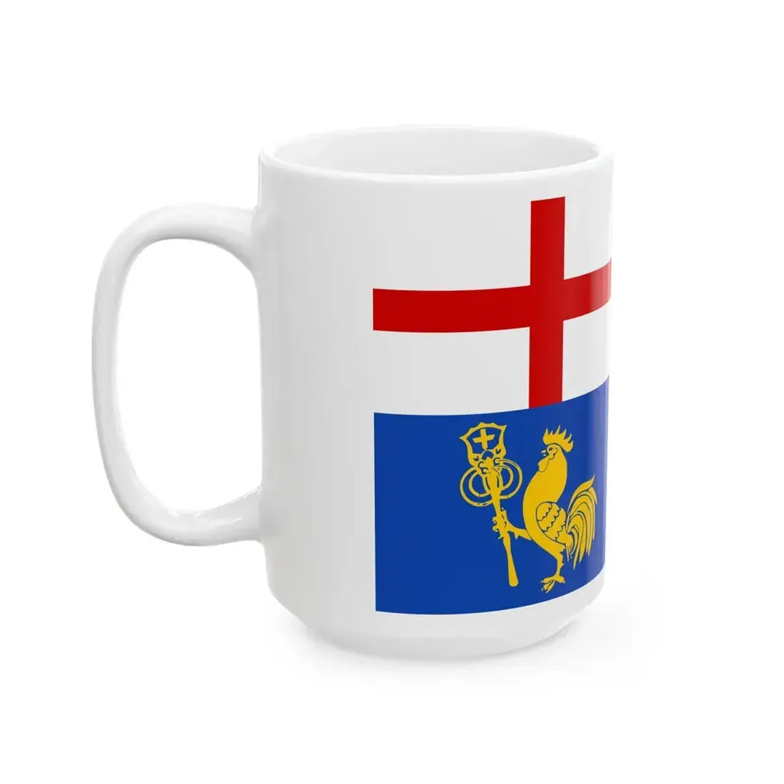 Proposed flag for Emilia-Romagna (Italy) White Coffee Mug - Go Mug Yourself