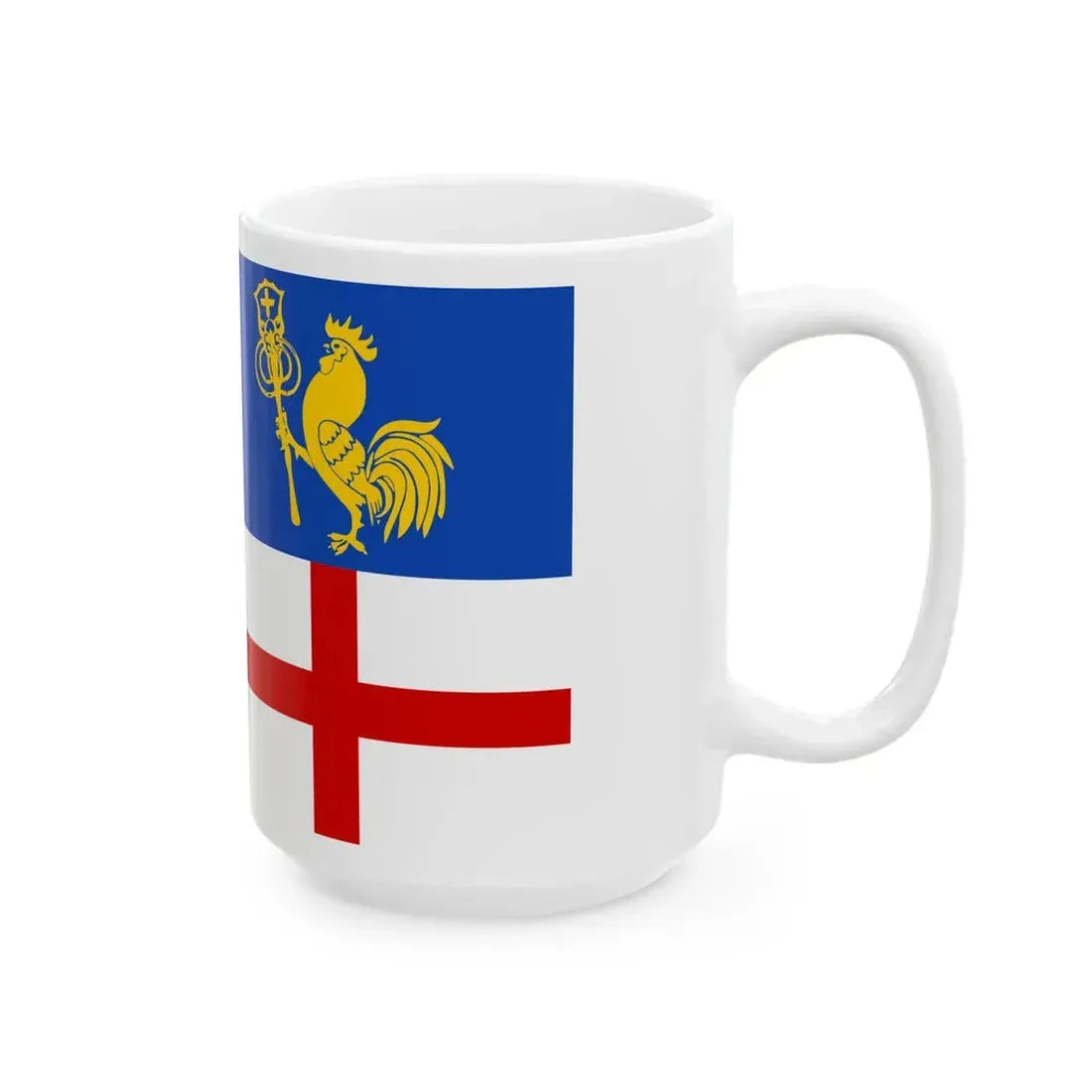 Proposed flag for Emilia-Romagna (Italy) White Coffee Mug - Go Mug Yourself