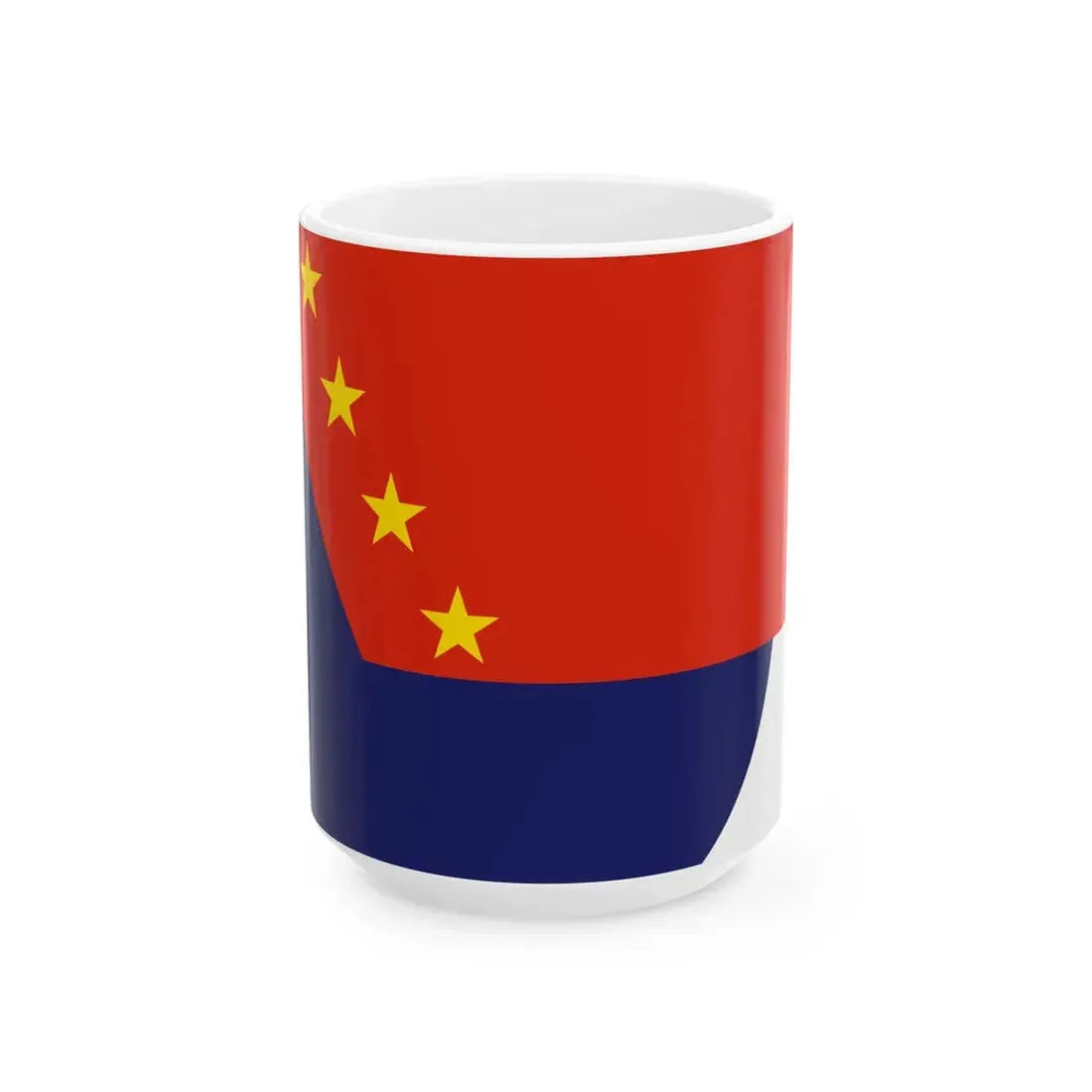 Proposed flag for Hong Kong SAR 006 (China) White Coffee Mug 15oz - Go Mug Yourself