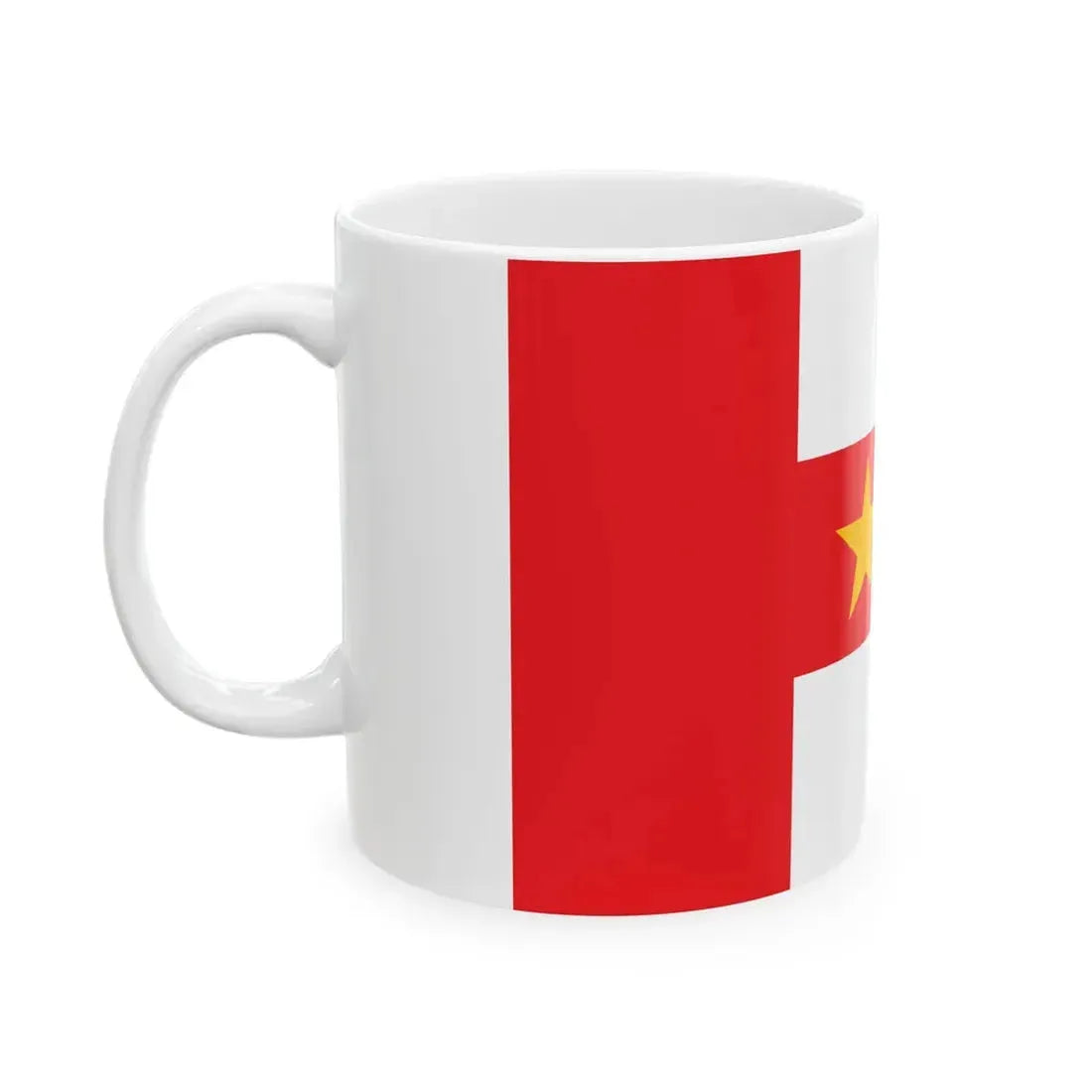Proposed flag for Hong Kong SAR 013 (China) White Coffee Mug - Go Mug Yourself