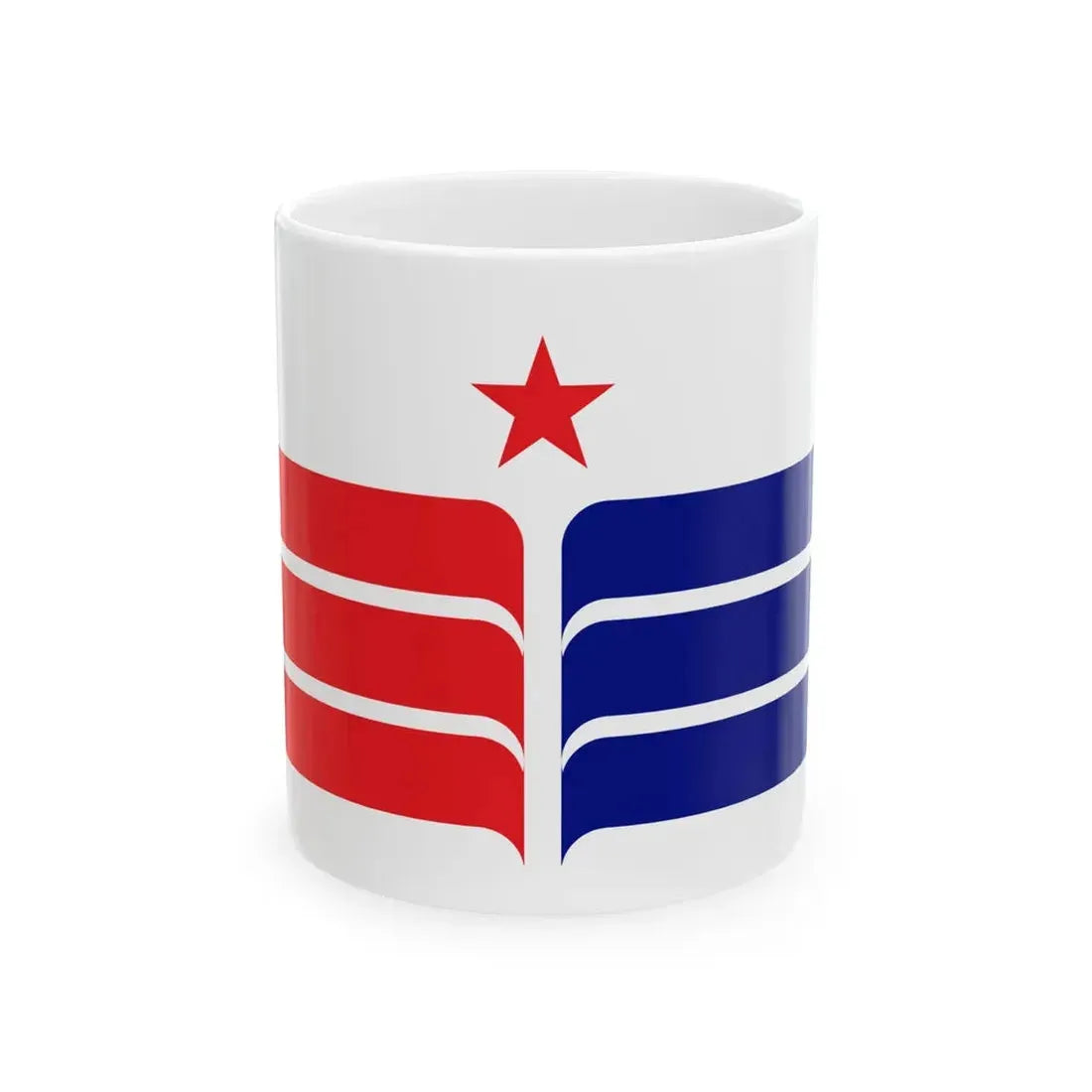 Proposed flag for Hong Kong SAR 014 (China) White Coffee Mug 11oz - Go Mug Yourself