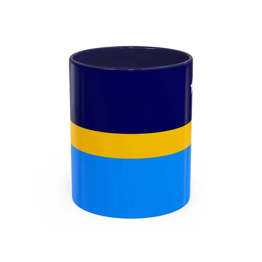 Proposed flag of Antarctica Dave Hamilton - Accent Coffee Mug 11oz Navy - Go Mug Yourself