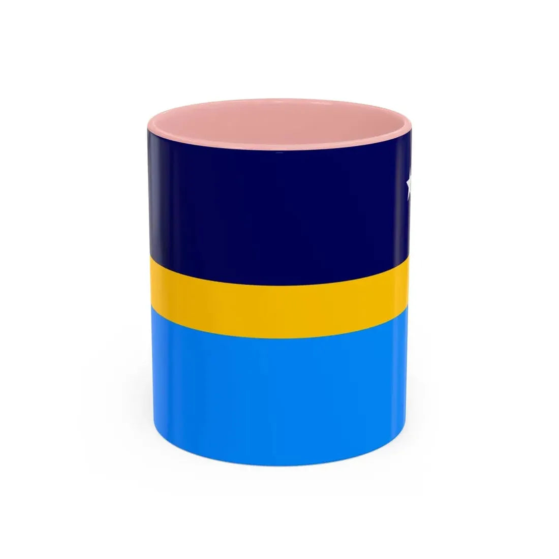 Proposed flag of Antarctica Dave Hamilton - Accent Coffee Mug 11oz Pink - Go Mug Yourself