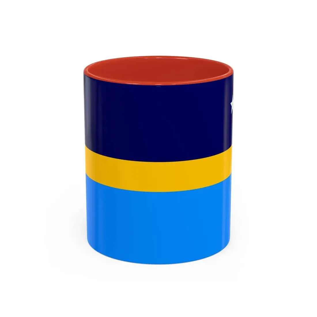 Proposed flag of Antarctica Dave Hamilton - Accent Coffee Mug 11oz Red - Go Mug Yourself