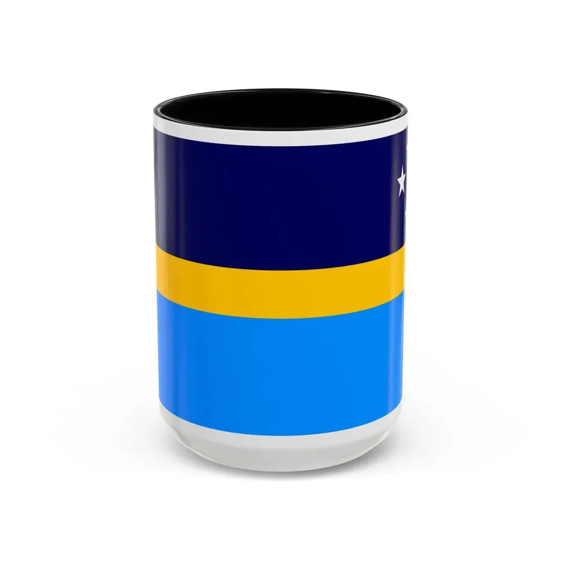 Proposed flag of Antarctica Dave Hamilton - Accent Coffee Mug 15oz Black - Go Mug Yourself