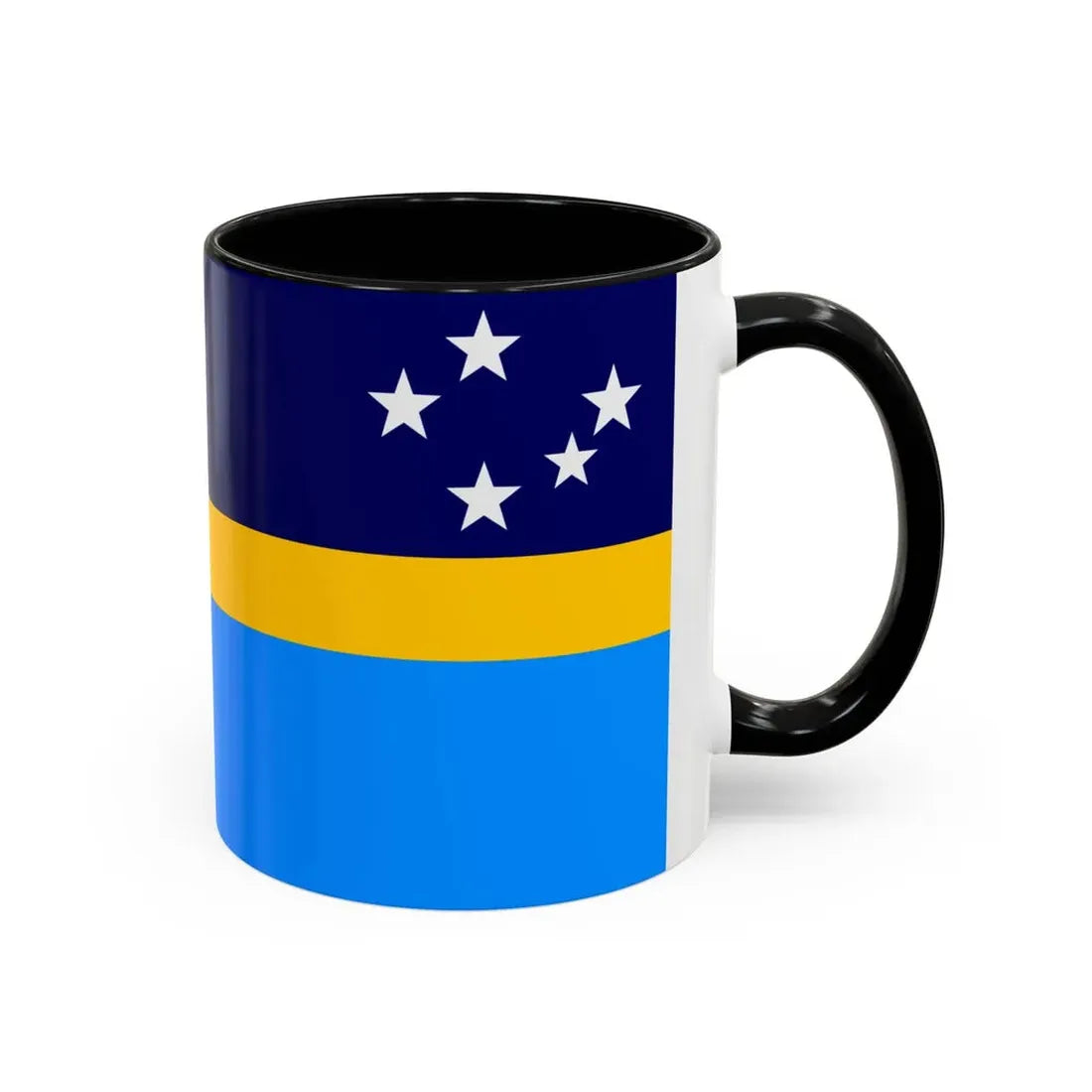Proposed flag of Antarctica Dave Hamilton - Accent Coffee Mug - Go Mug Yourself