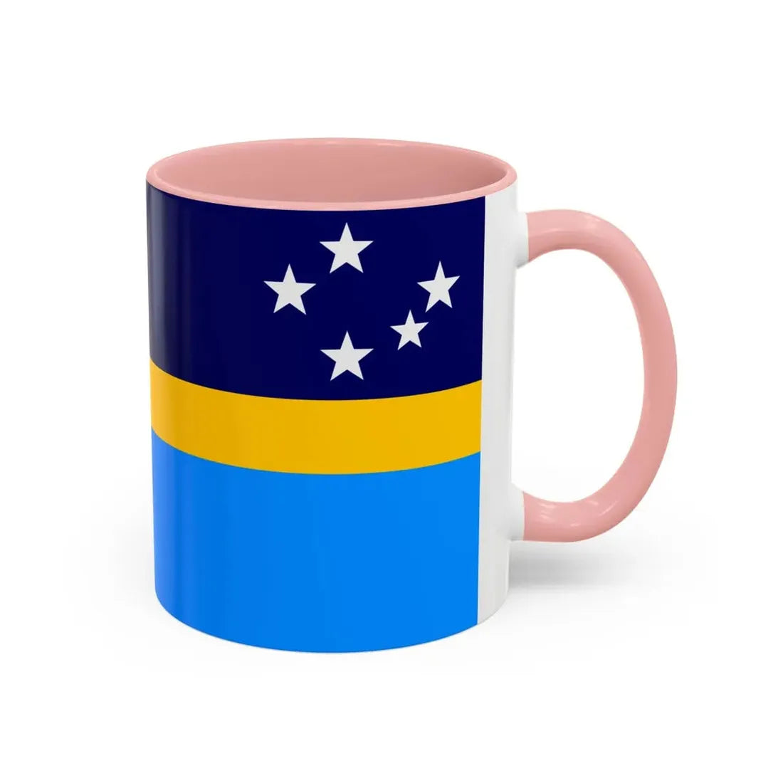 Proposed flag of Antarctica Dave Hamilton - Accent Coffee Mug - Go Mug Yourself