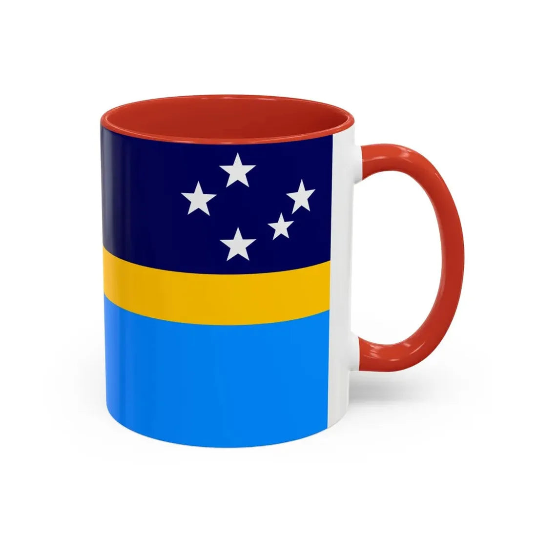 Proposed flag of Antarctica Dave Hamilton - Accent Coffee Mug - Go Mug Yourself
