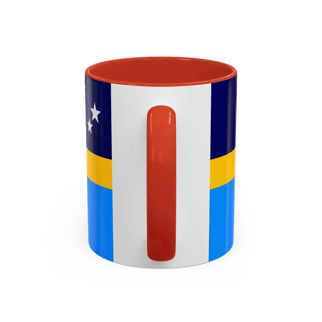 Proposed flag of Antarctica Dave Hamilton - Accent Coffee Mug - Go Mug Yourself