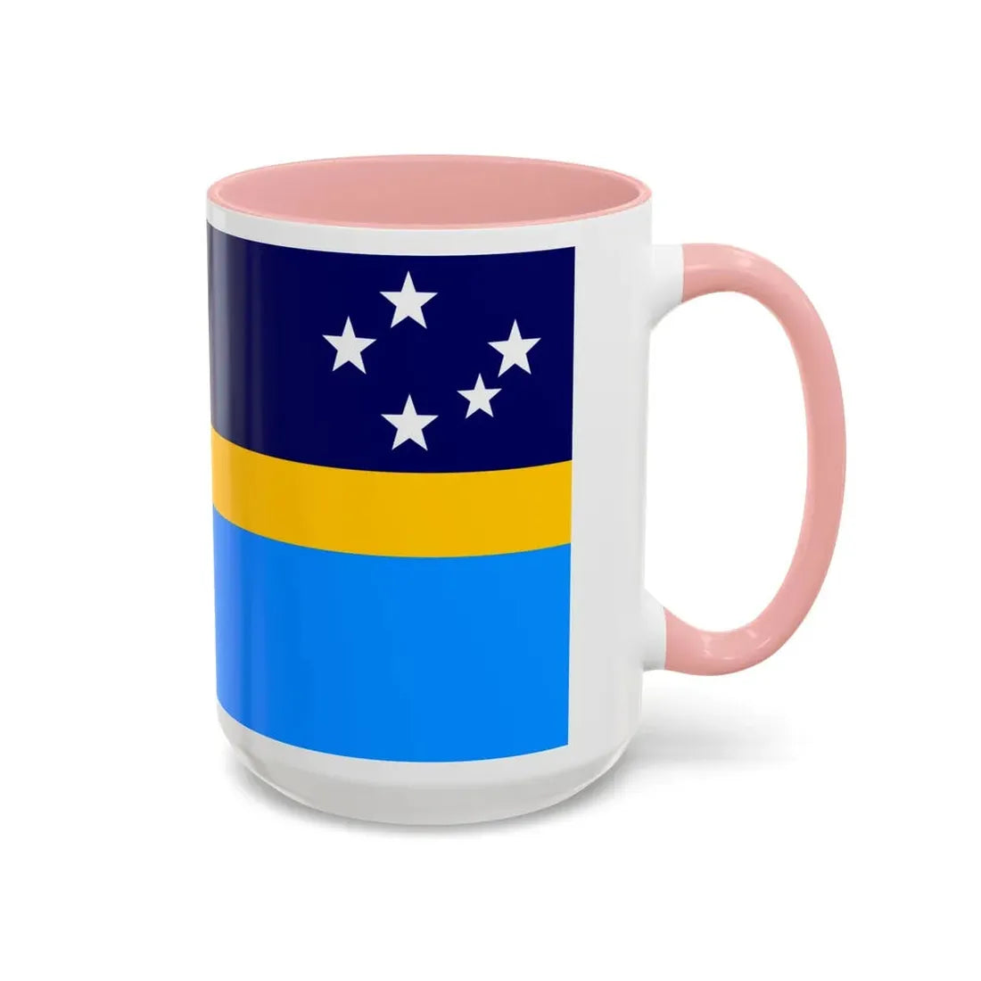 Proposed flag of Antarctica Dave Hamilton - Accent Coffee Mug - Go Mug Yourself