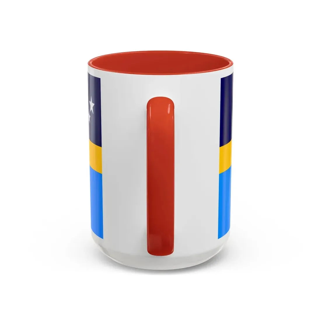Proposed flag of Antarctica Dave Hamilton - Accent Coffee Mug - Go Mug Yourself