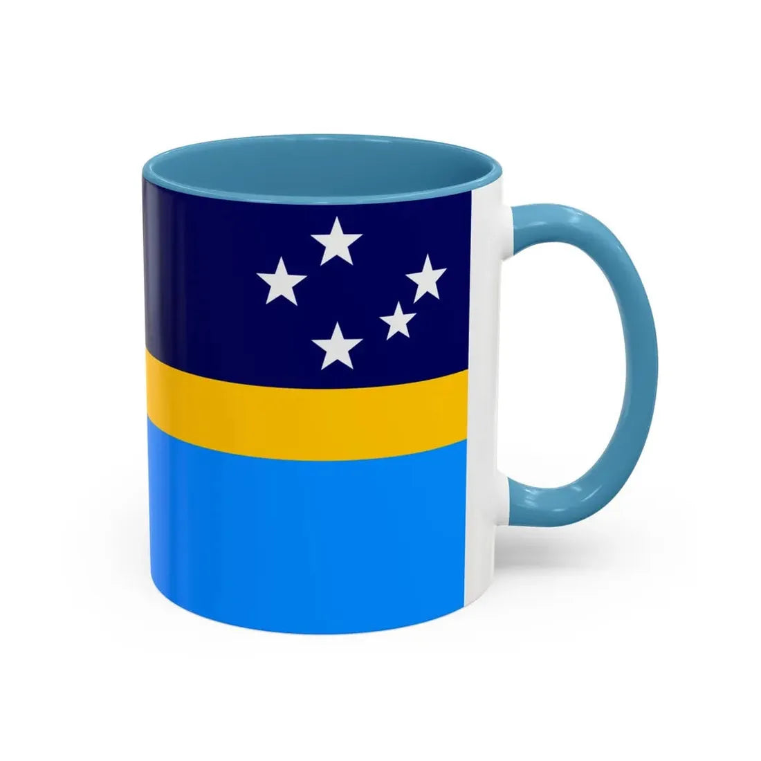 Proposed flag of Antarctica Dave Hamilton - Accent Coffee Mug - Go Mug Yourself