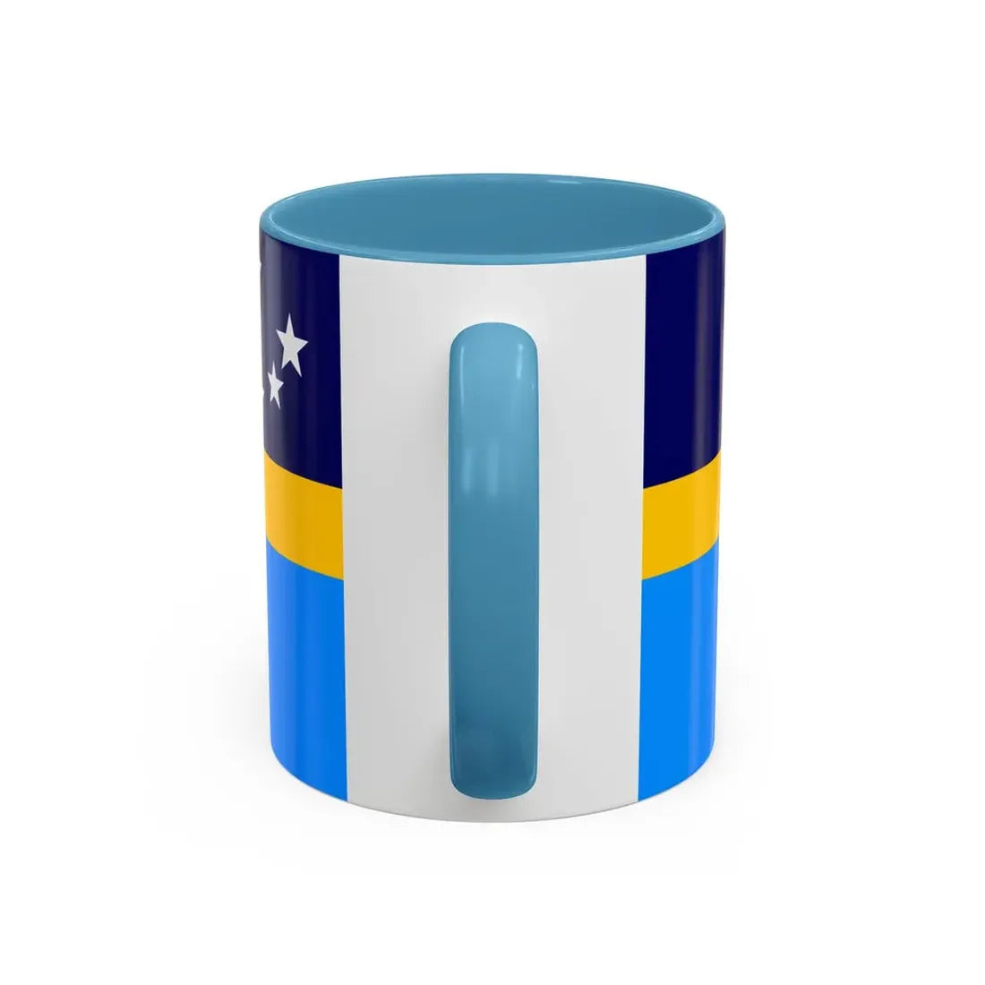 Proposed flag of Antarctica Dave Hamilton - Accent Coffee Mug - Go Mug Yourself