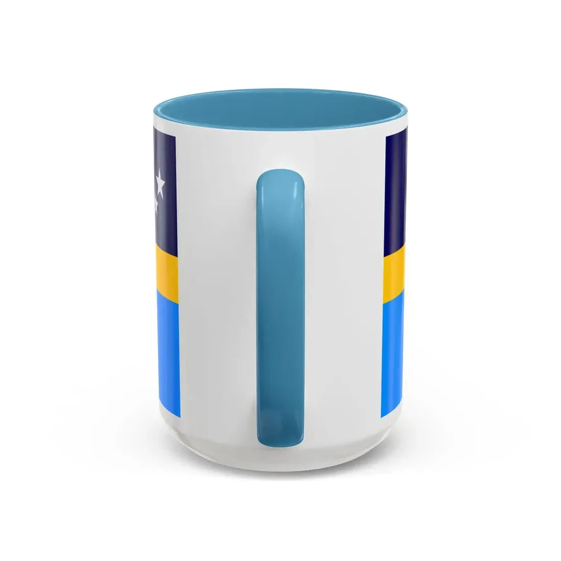 Proposed flag of Antarctica Dave Hamilton - Accent Coffee Mug - Go Mug Yourself