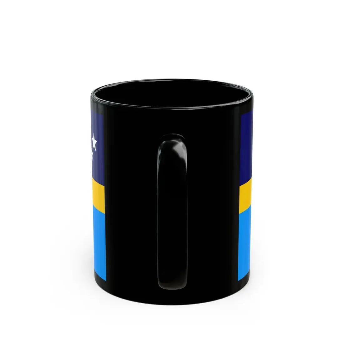 Proposed flag of Antarctica Dave Hamilton - Black Coffee Mug - Go Mug Yourself