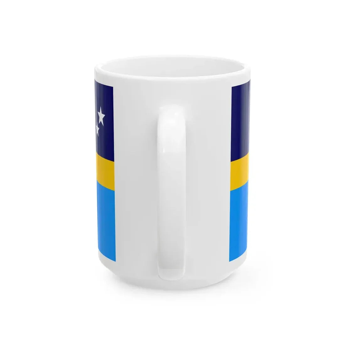 Proposed flag of Antarctica Dave Hamilton - White Coffee Mug - Go Mug Yourself
