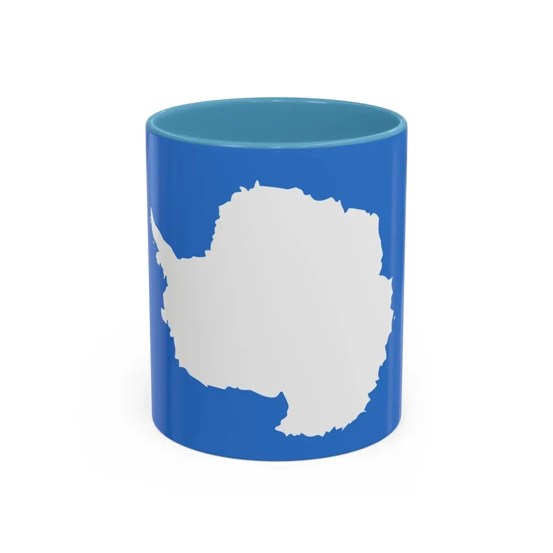 Proposed flag of Antarctica Graham Bartram - Accent Coffee Mug 11oz Light Blue - Go Mug Yourself